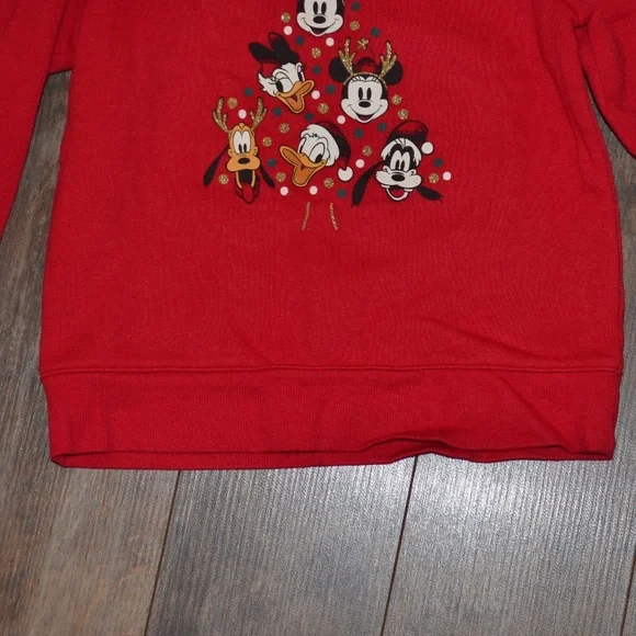 Disney Red Sweatshirt - Christmas - Picture 4 of 7